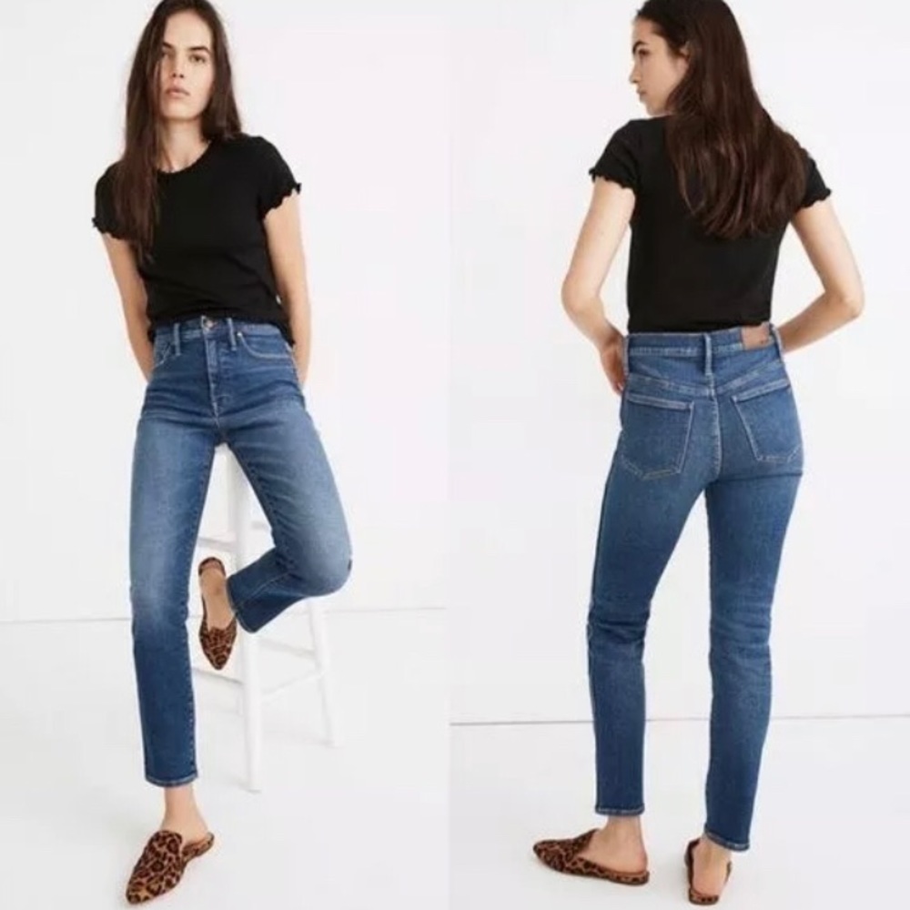 Madewell Indigo Straight Leg Jeans